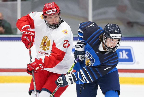 Юниорская сборная России уступила сборной Финляндии на МЧМ-2021 по буллитам со счетом 3:4