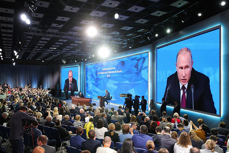 Прессконференция Президента Путина В.В.