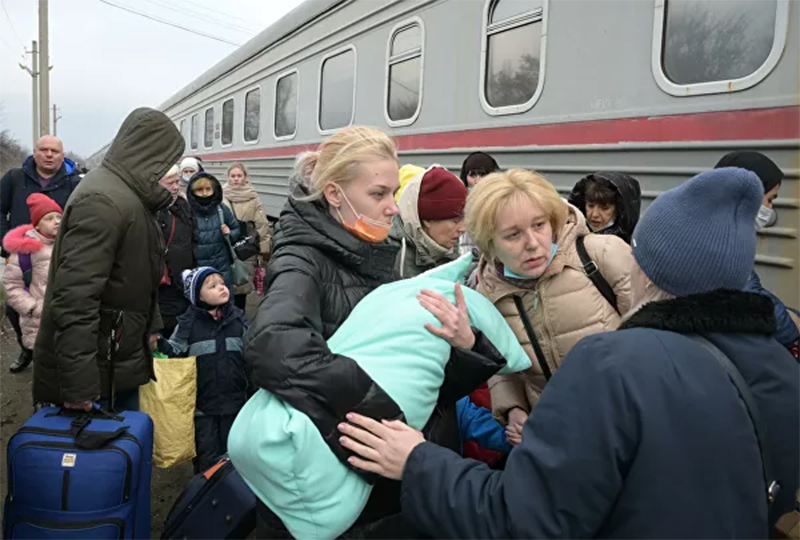 Эвакуация жителей Донбасса