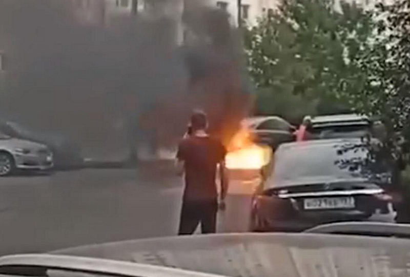 Елена Белова, поджог автомобиля